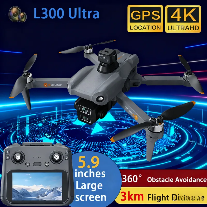 Drone Camera Wide Angle - L300 Ultra Drone Profissional 4K Grande