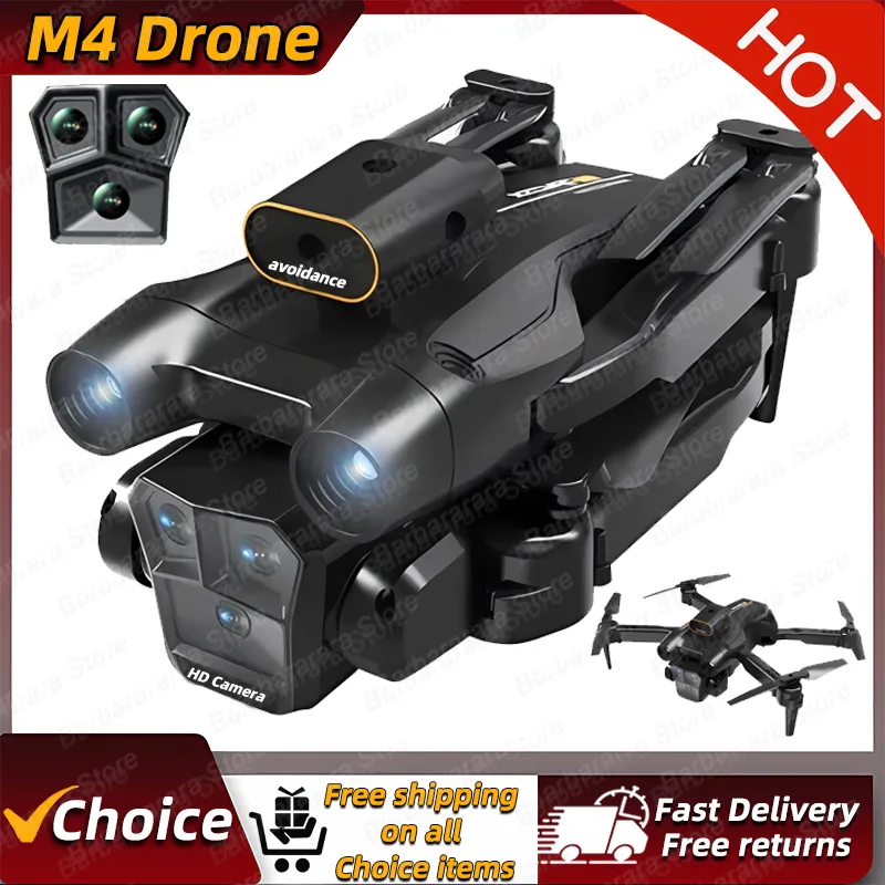 Drone Camera Wide Angle - Novo Drone M4 4K Profissional com