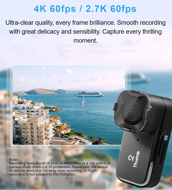 Drone Camera Hd - Nova versão runcam polegar 2 4k