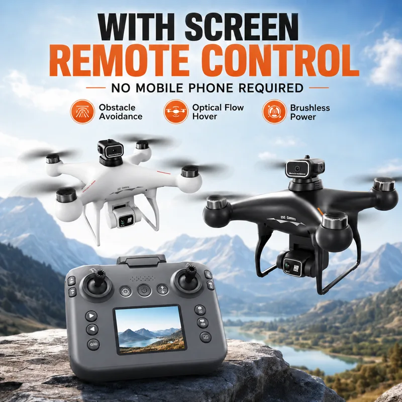 Drone Camera 4K - Drone RC ZNLYRION S116 com Motor