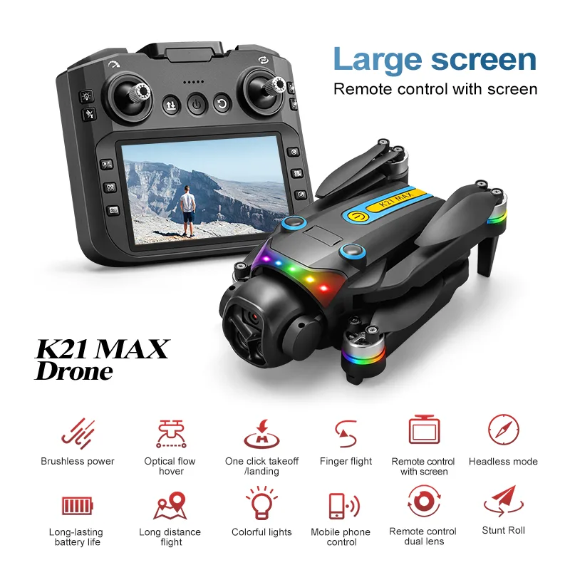 Drone Camera Wide Angle - Drone Aéreo Elétrico para Exterior com