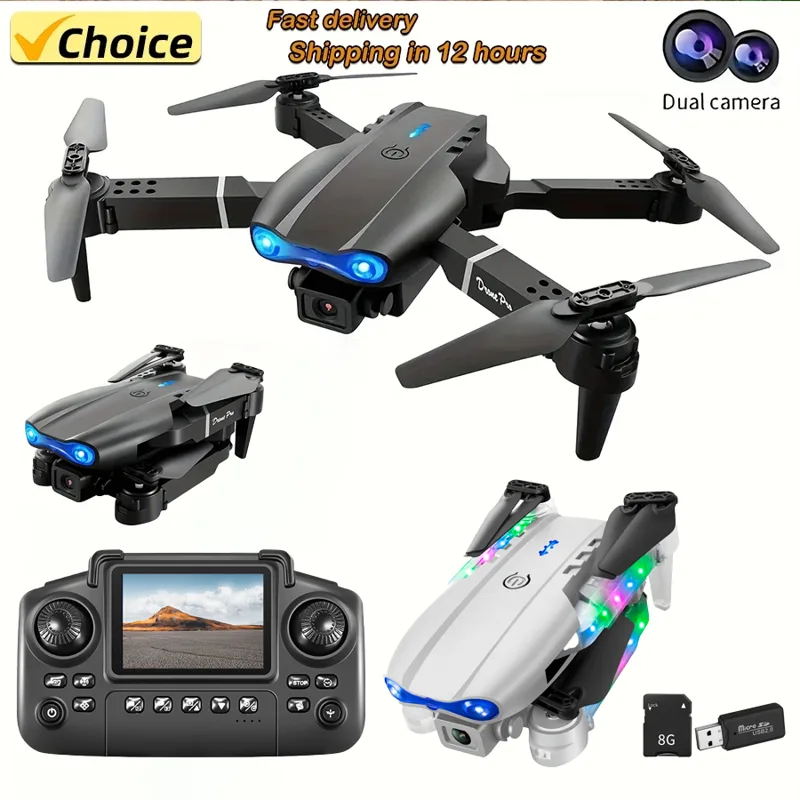 Drone Camera Hd - 2025 Novo quadricóptero E88 E99 Pro