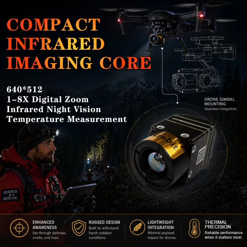 Drone Camera Thermal - Câmera Térmica de Alta Resolução com
