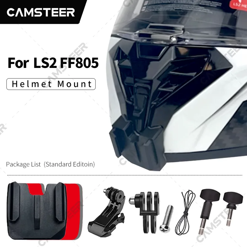Drone Camera Action - LS2-Customized Capacete Chin Mount, Acessórios para