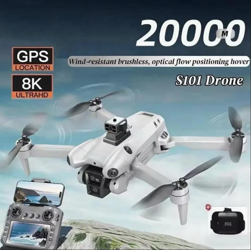 Drone Camera Wide Angle - Xiaomi S101 Drone 8K HD Professinal