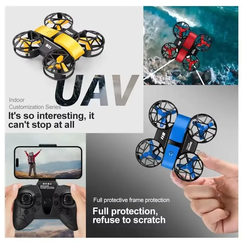 Drone Camera Wide Angle - Mini Drone D12 com Câmera 4K