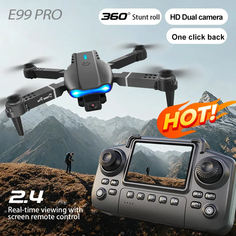 Drone Camera Wide Angle - Drone Aéreo com Lente Dupla, Fotografia