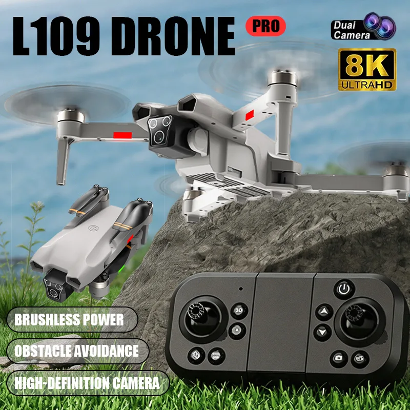 Drone Camera With Gimbal - NOVO Drone L017 Pro Brushless com