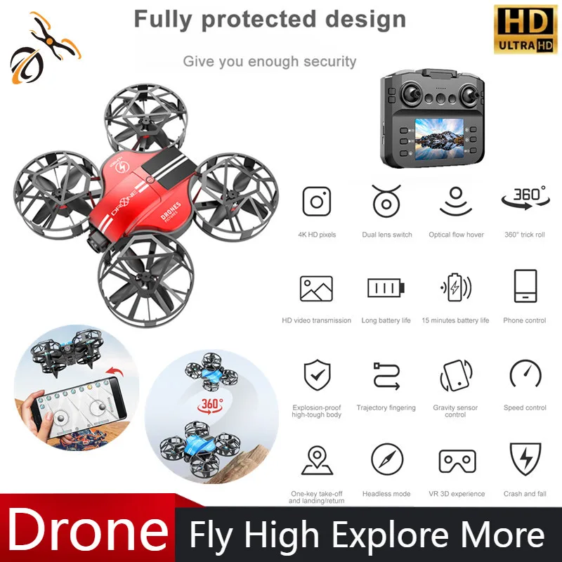 Drone Camera With Gimbal - NEW Mini Drone 812PRO profession HD