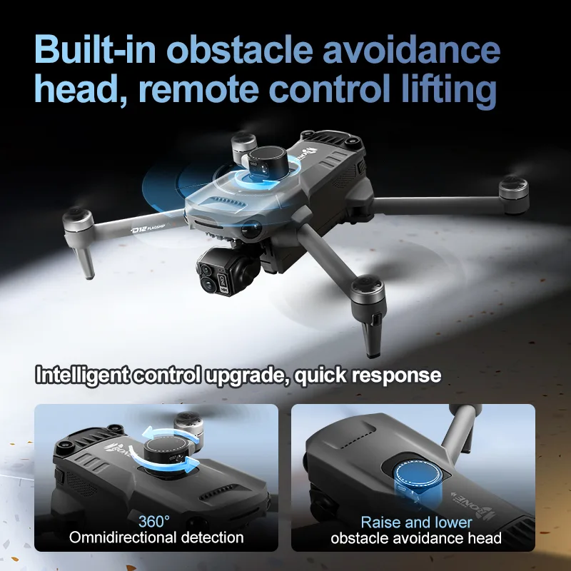 Drone RC Quadricóptero 8K com  - Drone Camera With Gimbal avaliação e preço