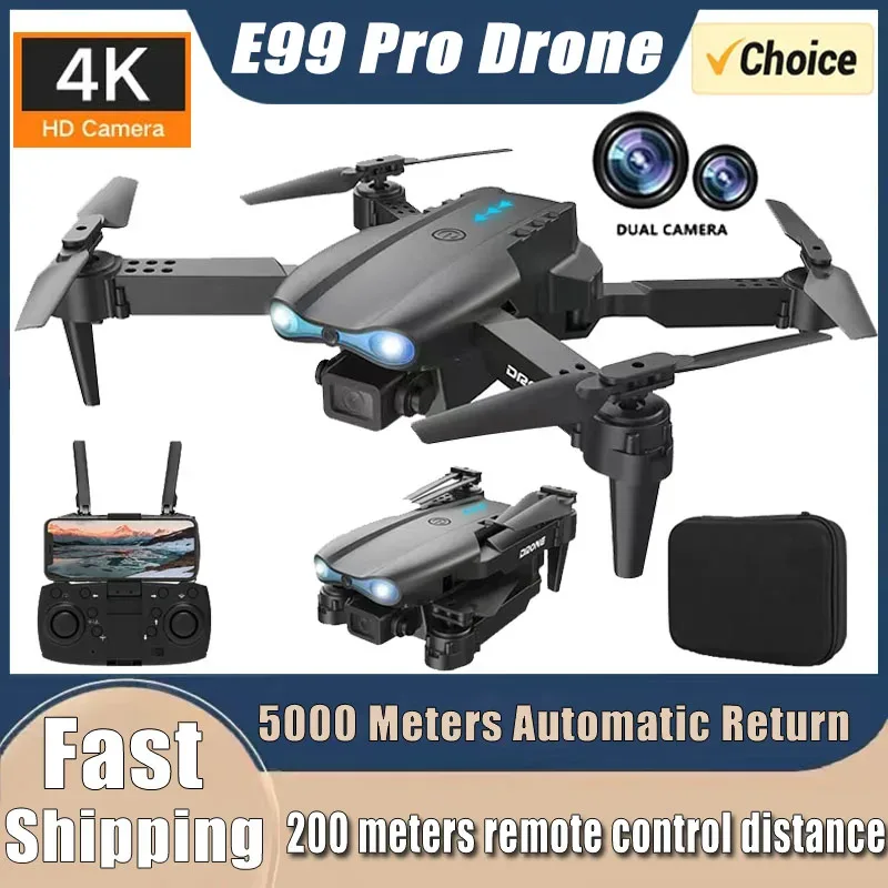 Novo drone e99pro rc 4k profes - Drone Camera Wide Angle avaliação e preço