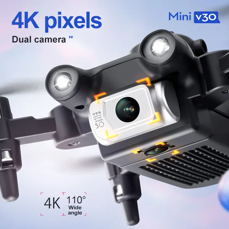 Mini drone v30 wifi fpv com câ - Drone Camera Wide Angle avaliação e preço