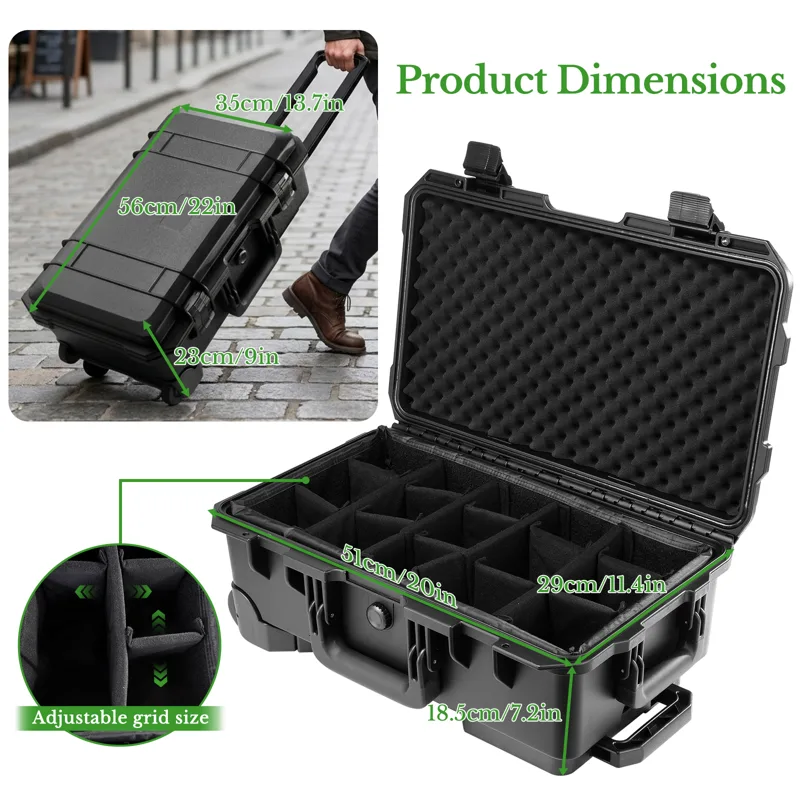Maleta Profissional Grande e R - Drone Camera Professional avaliação e preço