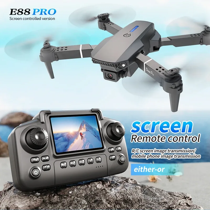 Profissional e88 pro drone com - Drone Camera Wide Angle avaliação e preço