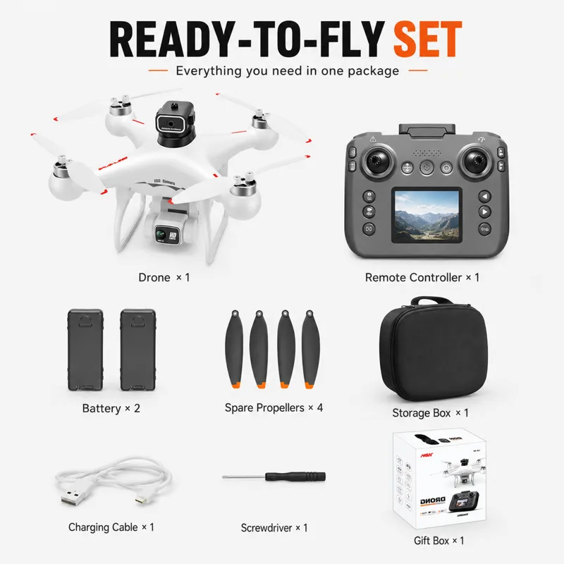 Drone RC ZNLYRION S116 com Mot - Drone Camera 4K avaliação e preço
