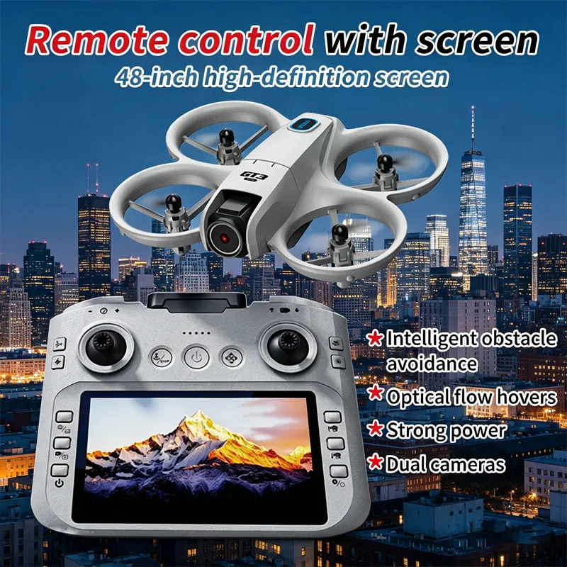 Drone RC 2026 GT3Max HD 8K com - Drone Camera Wide Angle avaliação e preço