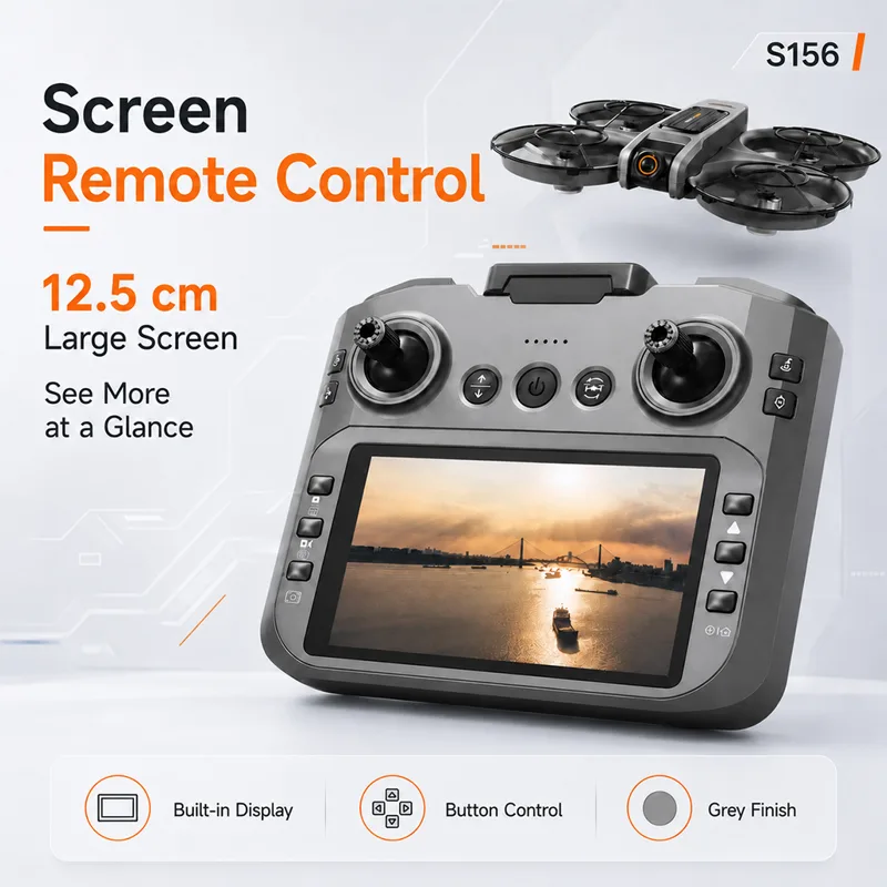 Drone RC ZNLYRION S156 com Câm - Drone Camera Mount avaliação e preço