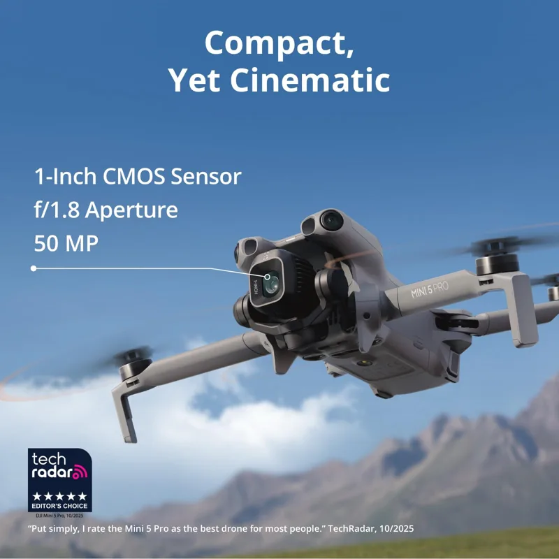 DJI Mini 5 Pro Fly More Combo  - Drone Camera Vlog avaliação e preço