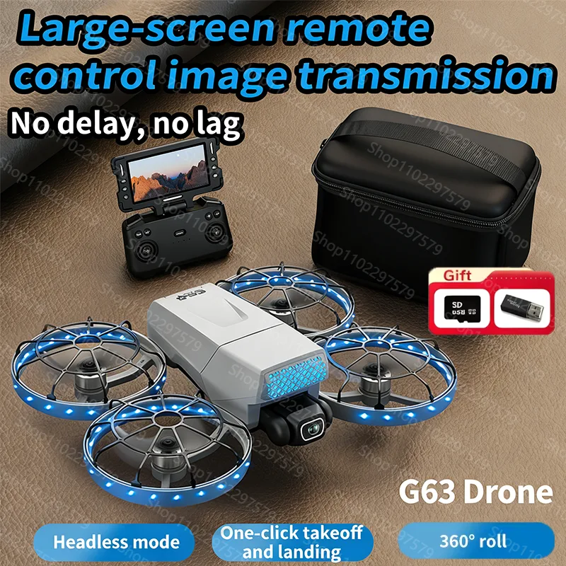 G63 rc avião wifi sensor de fl - Drone Camera Vlog avaliação e preço