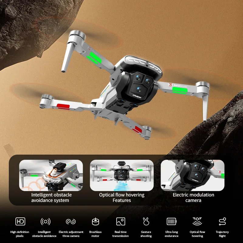 M3 drone profissional 4k hd fo - Drone Camera With Gimbal avaliação e preço