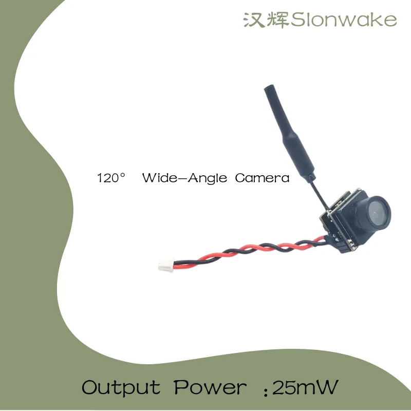 Slonwake 5.8G 48CH 25mW FPV VT - Drone Camera Wide Angle avaliação e preço