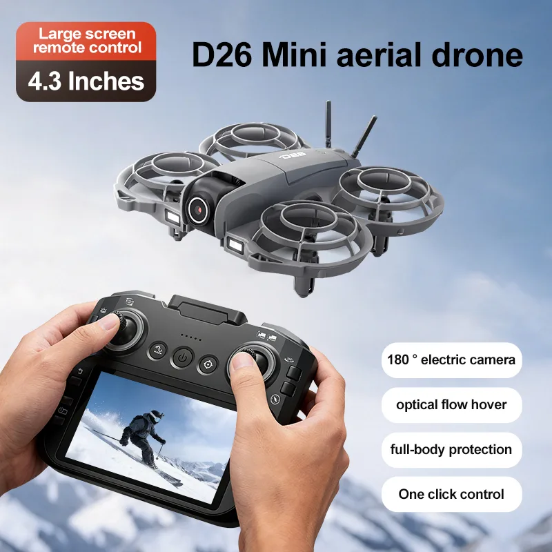 Drone D26 4K Aéreo HD 180 °    - Drone Camera With Gimbal avaliação e preço