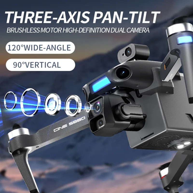 Novo Drone 8K com Câmera Dupla - Drone Camera With Gimbal avaliação e preço