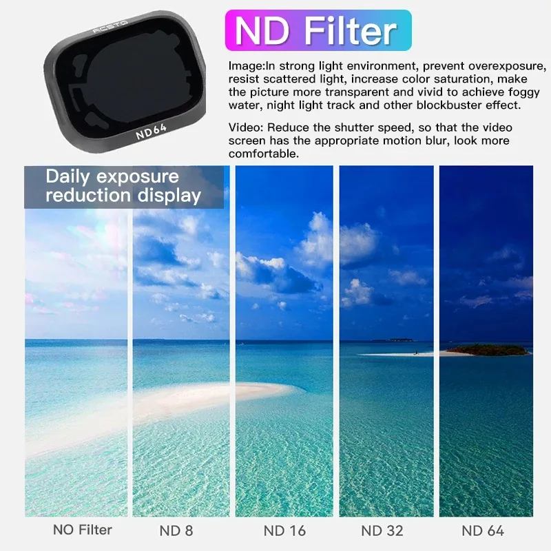 RCSTQ para DJI Mini 3 Pro: Nov - Drone Camera Filter avaliação e preço