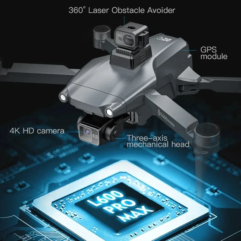 L600 pro max gps drone profiss - Drone Camera With Gimbal avaliação e preço