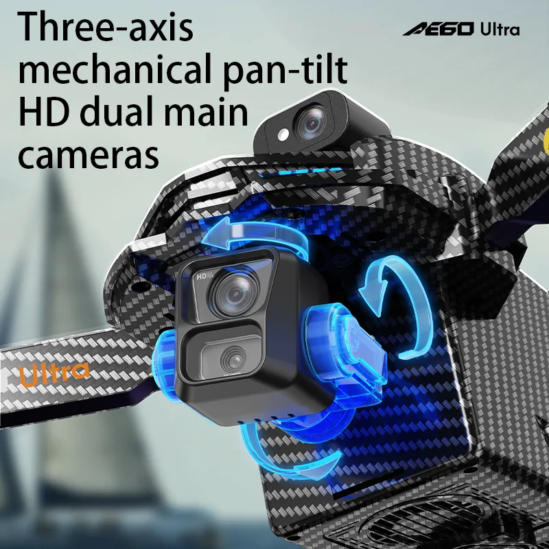 Ae60 gps drone profissional 8k - Drone Camera With Gimbal avaliação e preço