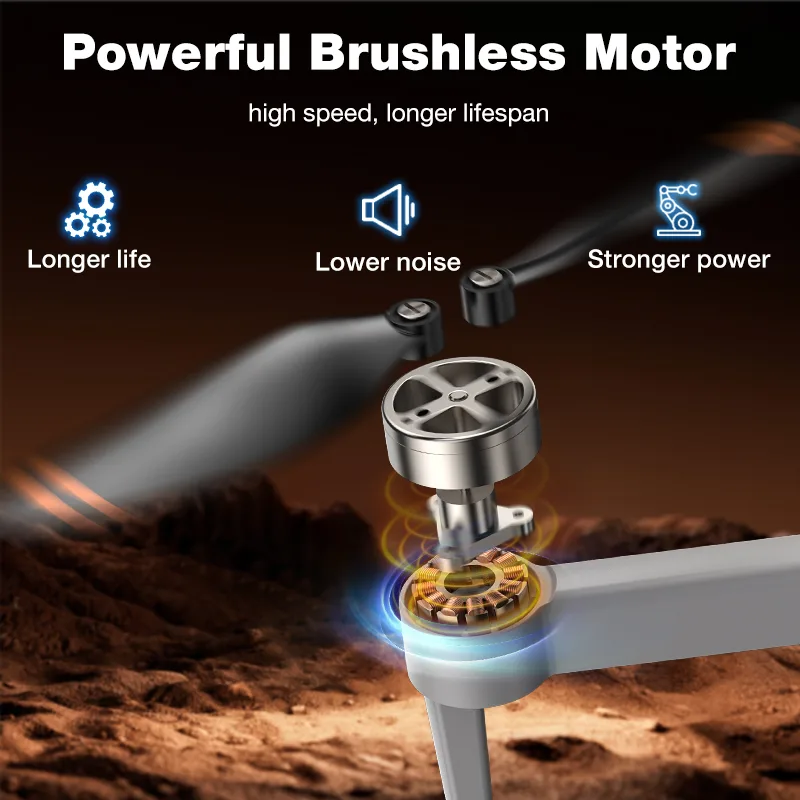 NOVO Drone L017 Pro Brushless  - Drone Camera With Gimbal avaliação e preço
