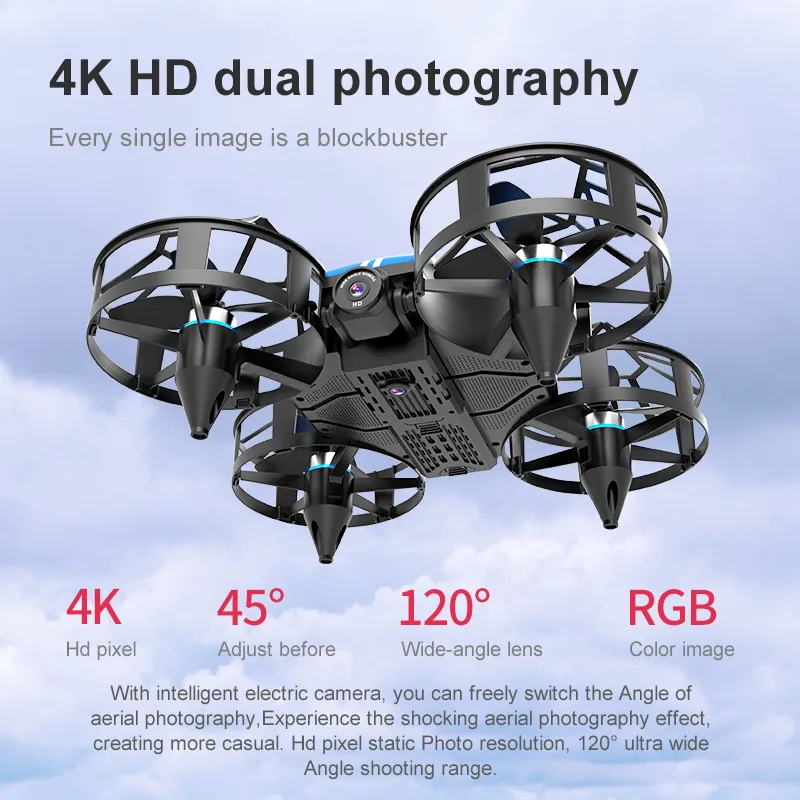 NEW Mini Drone 812PRO professi - Drone Camera With Gimbal avaliação e preço