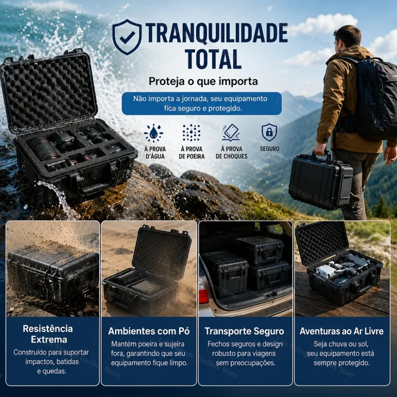 Estojo Rígido Portátil de 250m - Drone Camera Waterproof avaliação e preço