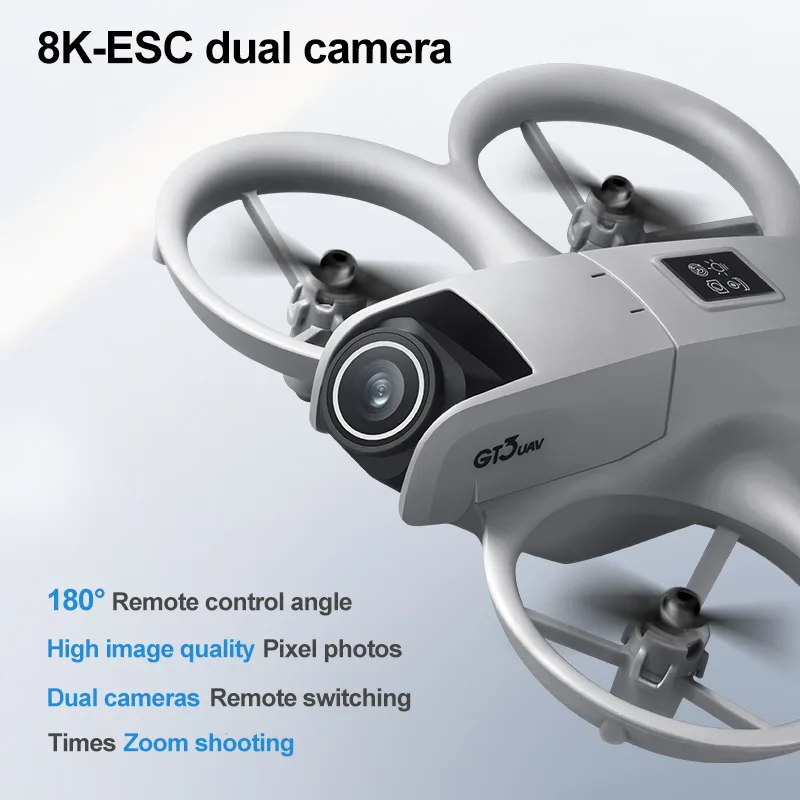 Novo GT3 com tela Mini Drone 8 - Drone Camera Hd avaliação e preço