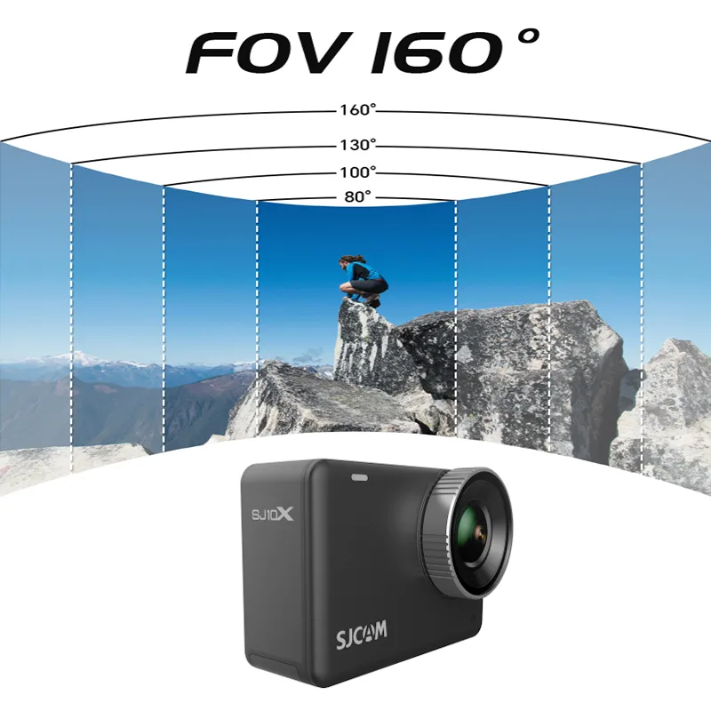 SJCAM SJ10X Câmera de ação à p - Drone Camera Action avaliação e preço